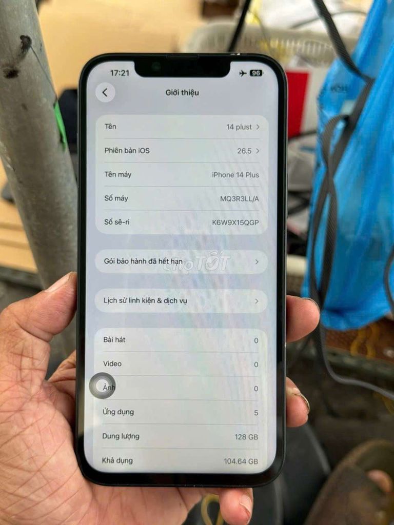  iPhone 14 Plus 128GB LLA mỹ giá rẻ bèo nhèo . Mua bán Điện thoại tại Quận 8 Tp Hồ Chí Minh được đăng bởi Thiên Hòa mobile  hình 1