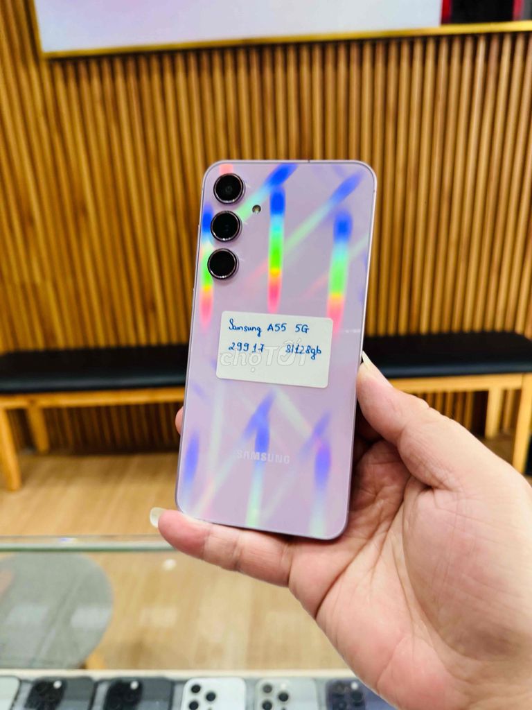 Samsung Galaxy A55 5G 128GB Hồng Like New. Mua bán Điện thoại tại Quận 10 Tp Hồ Chí Minh được đăng bởi Phi Đăng Sơn Store hình 1