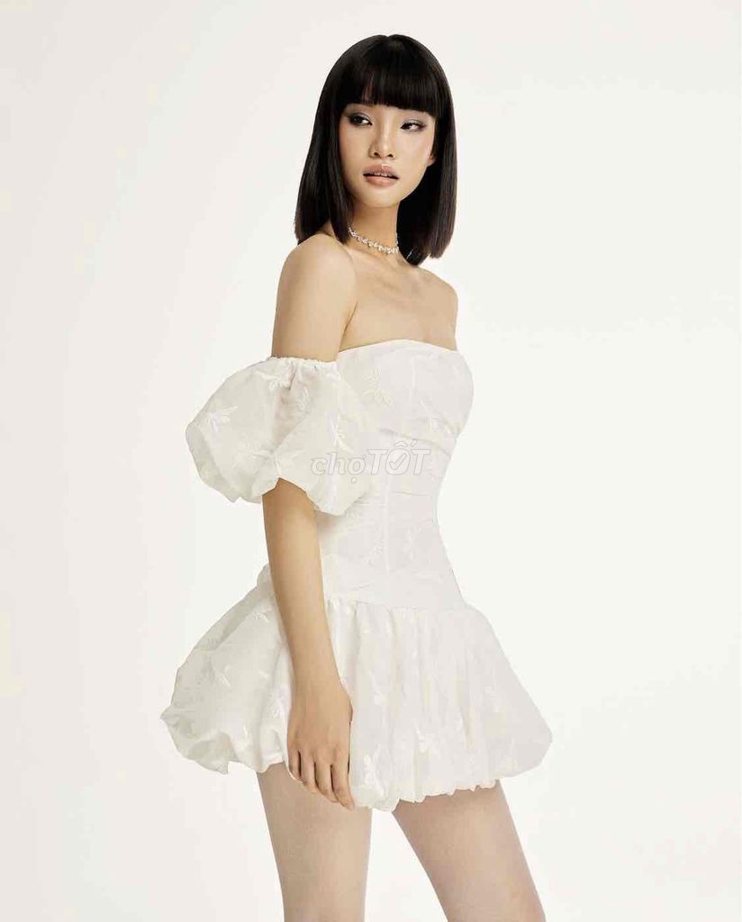 Váy Lanchy nữ trắng size L. Mua bán Quần áo tại Quận 7 Tp Hồ Chí Minh được đăng bởi Hà Thu hình 1