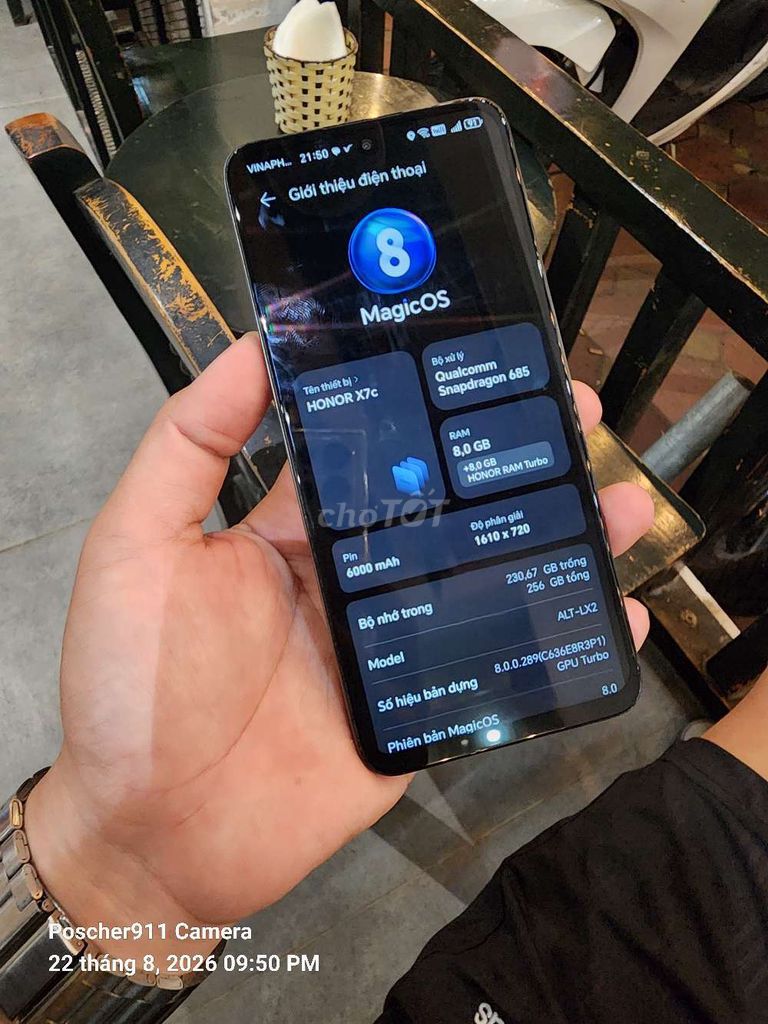Honor X7C 8GB/256GB Xanh lá. Mua bán Điện thoại tại Quận Hoàng Mai Hà Nội được đăng bởi Trung Hải hình 1