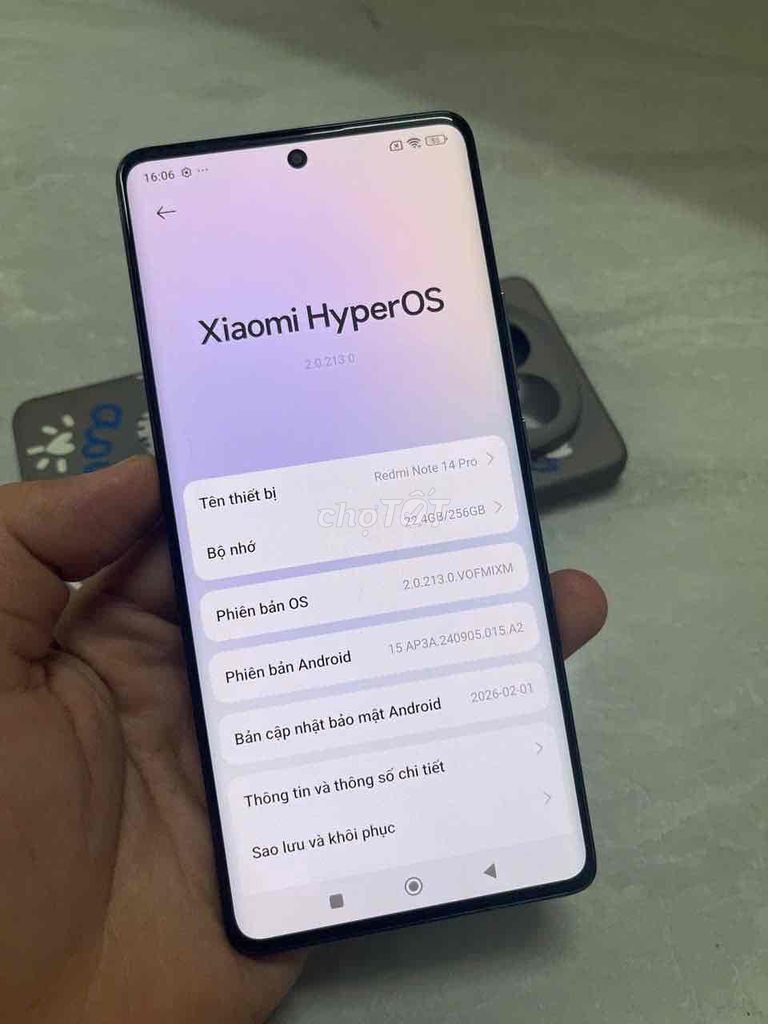 Xiaomi Redmi Note 14 Pro 8-256 TGDD 10/2026 Ko bớt. Mua bán Điện thoại tại Quận 8 Tp Hồ Chí Minh được đăng bởi điện thoại giá rẻ  hình 1