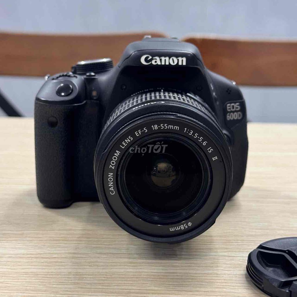Máy ảnh Canon 600D DSLR  Đen kèm lens 18-55mm. Mua bán Máy ảnh, Máy quay tại Quận 5 Tp Hồ Chí Minh được đăng bởi Phan Thế Phong  hình 1