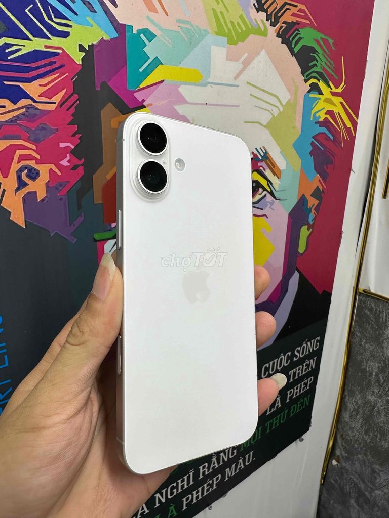 Apple iPhone 16 Plus 128GB Trắng 99%. Mua bán Điện thoại tại Quận Đống Đa Hà Nội được đăng bởi Thais Mobile hình 1