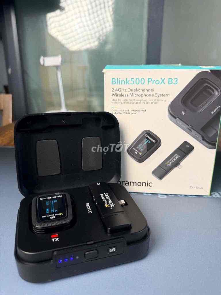 Micro thu âm Saramonic Blink500 ProX B3. Mua bán Tivi, Âm thanh tại Quận Sơn Trà Đà Nẵng được đăng bởi Nguyễn Trung Kiên hình 1