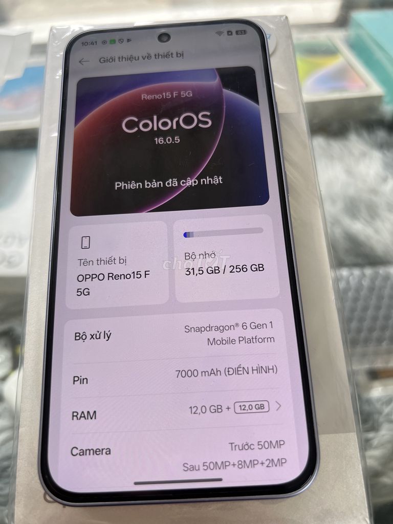 Oppo Reno15 F 5G 256GB Xanh nhạt. Mua bán Điện thoại tại Quận Bắc Từ Liêm Hà Nội được đăng bởi Nguyen van truong hình 1