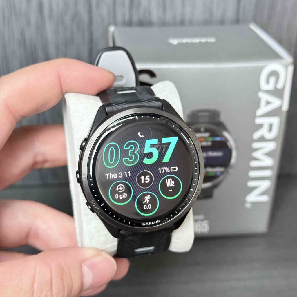 GARMIN FORERUNNER 965 ĐEN FULLBOX BH HÃNG 10/2026