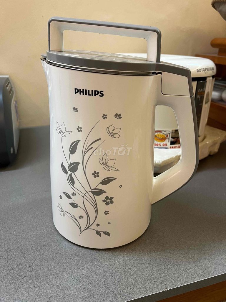Philips Bình nấu sữa hạt Trắng. Mua bán Bếp, lò, đồ điện nhà bếp tại Quận Hoàng Mai Hà Nội được đăng bởi Chung hình 1