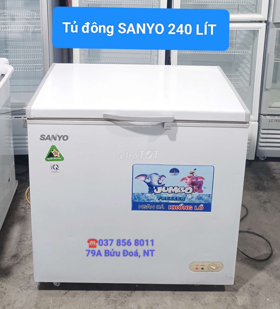 Tủ đông SANYO 240 lít