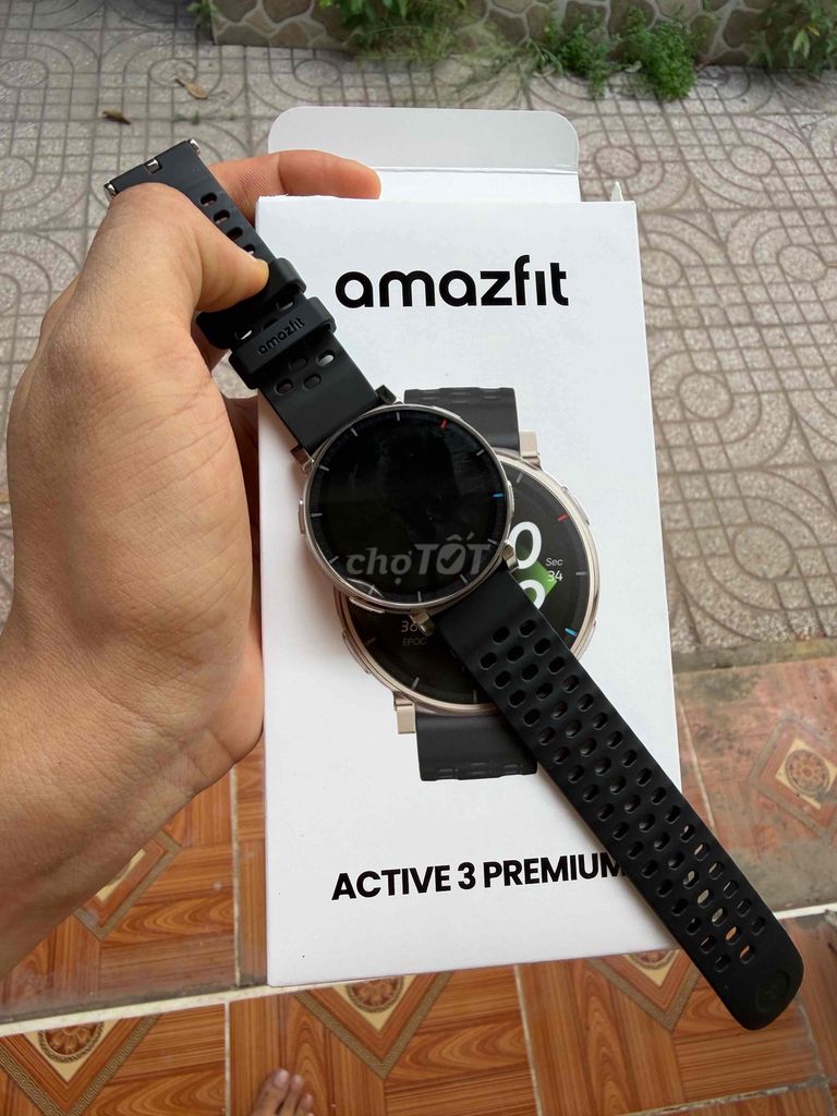 Amazfit Active 3 Premium Đen của FPT Shop. Mua bán Thiết bị đeo thông minh tại Quận Ninh Kiều Cần Thơ được đăng bởi Huỳnh hình 1