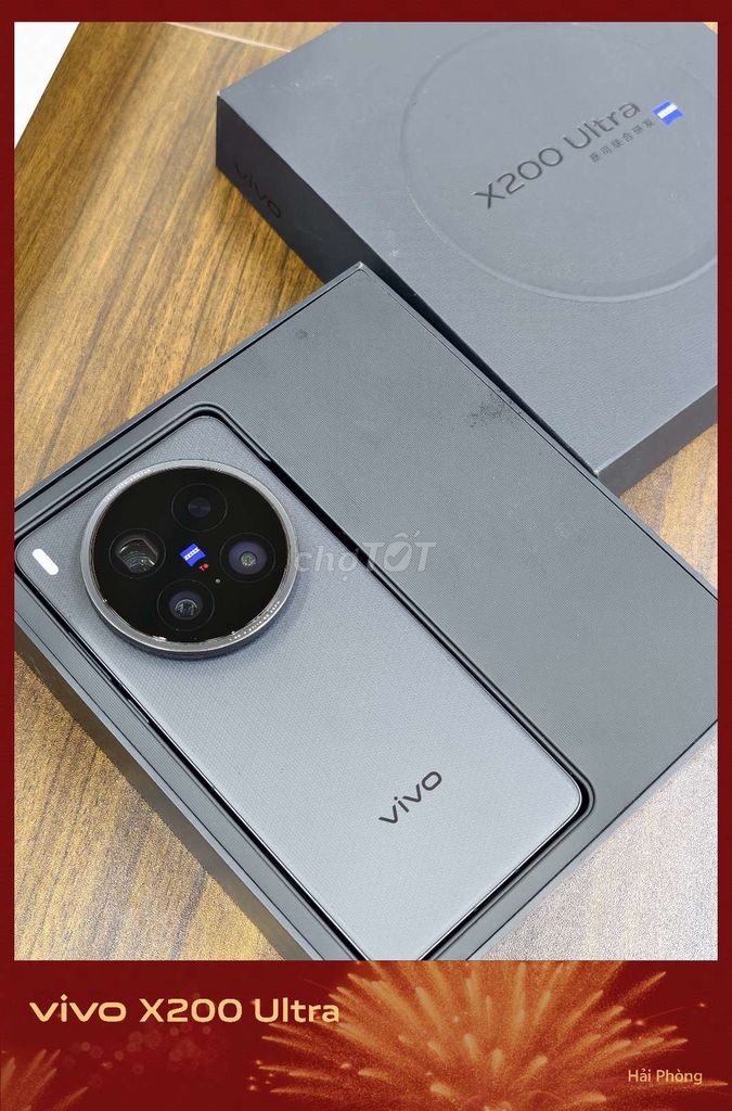 ✨Vivo X200 Ultra| 16/512GB| Đen| 98%. Mua bán Điện thoại tại Quận Lê Chân Hải Phòng được đăng bởi 444 Tô Hiệu OK Mobile HP hình 1