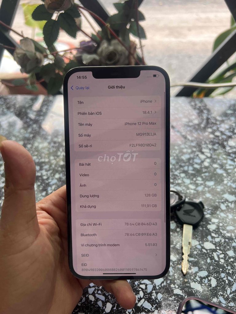 iPhone 12 Pro Max 128GB Xanh. Mua bán Điện thoại tại Thành phố Thuận An Bình Dương được đăng bởi Trung Apple Ko bán góp hình 1