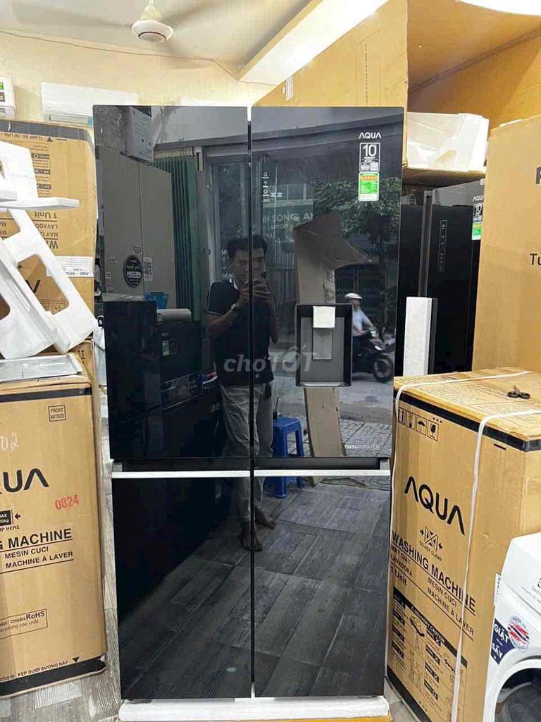 Tủ lạnh Aqua Inverter 469 lít Multi Door AQR - M53