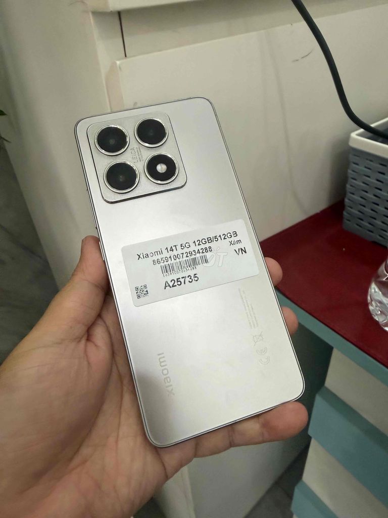 Xiaomi 14T 12GB/512GB zin 98% chính hãng giá tốt. Mua bán Điện thoại tại Quận Bình Tân Tp Hồ Chí Minh được đăng bởi Shop phố smartphone 2 hình 1