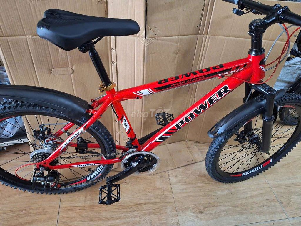 Xe đạp địa hình POWER VOGUE CLASSIC T560 Đỏ. Mua bán Xe đạp tại Quận Ninh Kiều Cần Thơ được đăng bởi mi ca hình 5