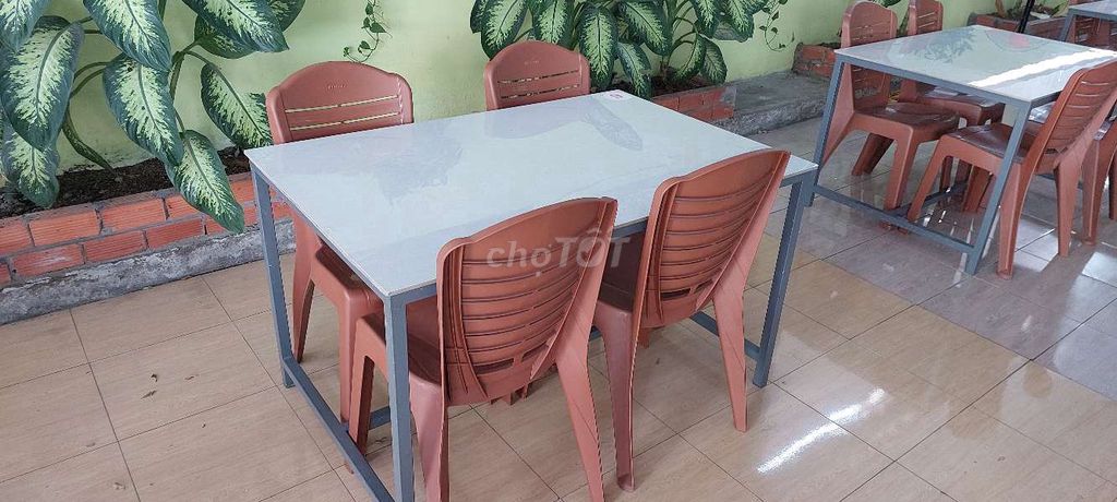 Bộ bàn ghế ăn 4 ghế 80x120cm. Mua bán Bàn ghế tại Thành phố Vĩnh Long Vĩnh Long được đăng bởi minh hình 1