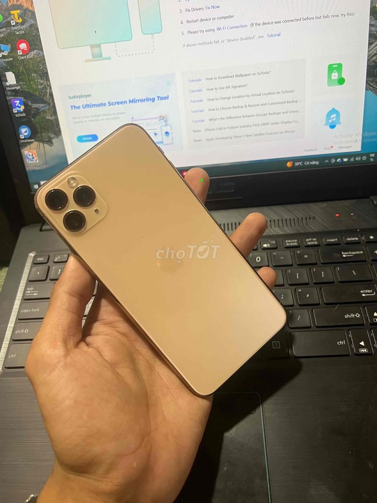 Apple iPhone 11 Pro Max 256gb full cn. Mua bán Điện thoại tại Thành phố Bến Tre Bến Tre được đăng bởi TN MOBILE hình 1