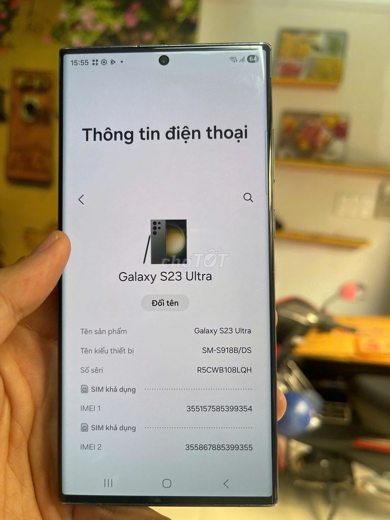 Samsung S23 Ultra Xanh VNA 2sim, không lỗi lầm.. Mua bán Điện thoại tại Quận Bình Thạnh Tp Hồ Chí Minh được đăng bởi Lâm hình 1