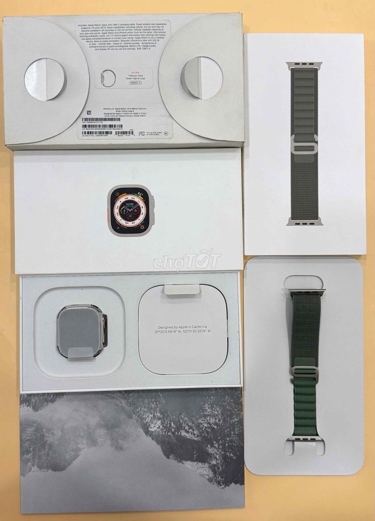Apple Watch Ultra Xám Đã qua sử dụng. Mua bán Thiết bị đeo thông minh tại Quận Bình Thạnh Tp Hồ Chí Minh được đăng bởi Đức Phong hình 1