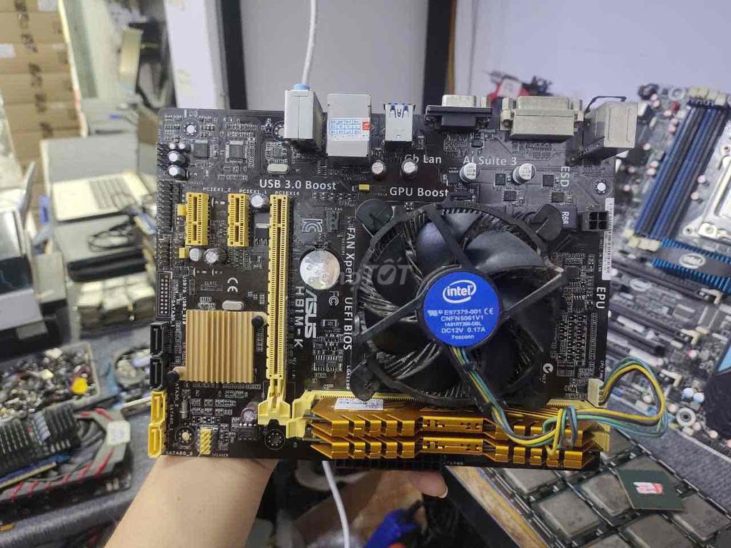 COMBO MAIN H81 CPU I5 TH4 RAM 16GB TẢN LẮP MÁY RIN