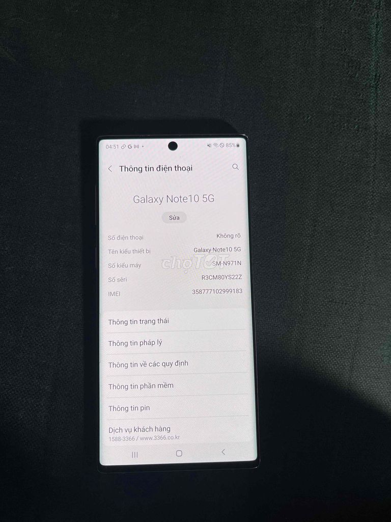 Samsung Galaxy Note 10 5G Hồng mới 99% như h.. Mua bán Điện thoại tại Quận 8 Tp Hồ Chí Minh được đăng bởi ngothanhdieungo hình 1