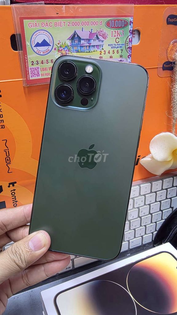 Apple iPhone 13 Pro Max 128GB Xanh rêu. Mua bán Điện thoại tại Quận 4 Tp Hồ Chí Minh được đăng bởi Nguyễn Nhân hình 1