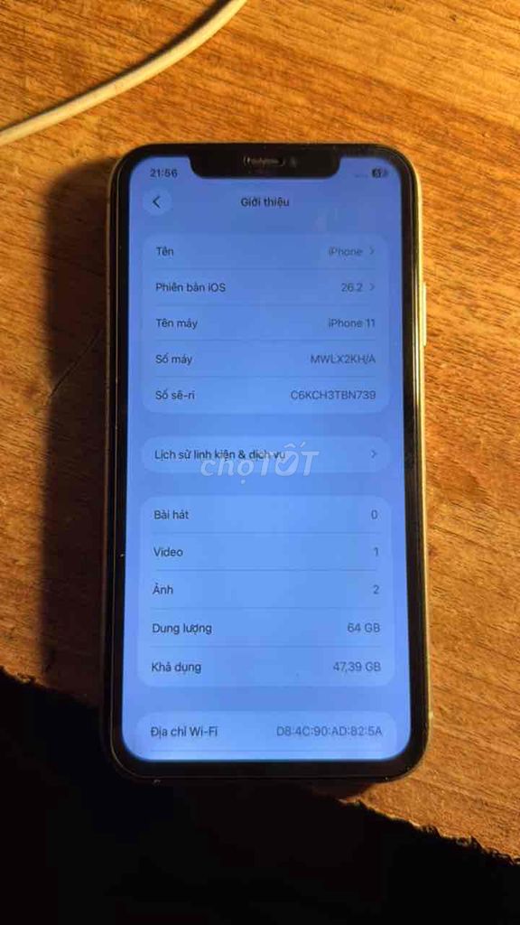 iPhone 11 quốc tế 64GB, đã sửa chữa. Mua bán Điện thoại tại Quận Bắc Từ Liêm Hà Nội được đăng bởi Hoàng Minh hình 1
