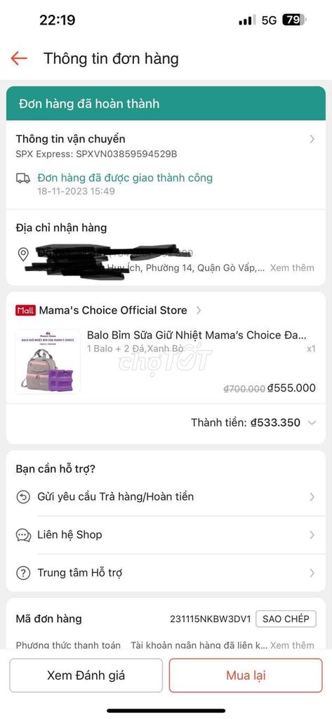 Chính hãng Mama Choice