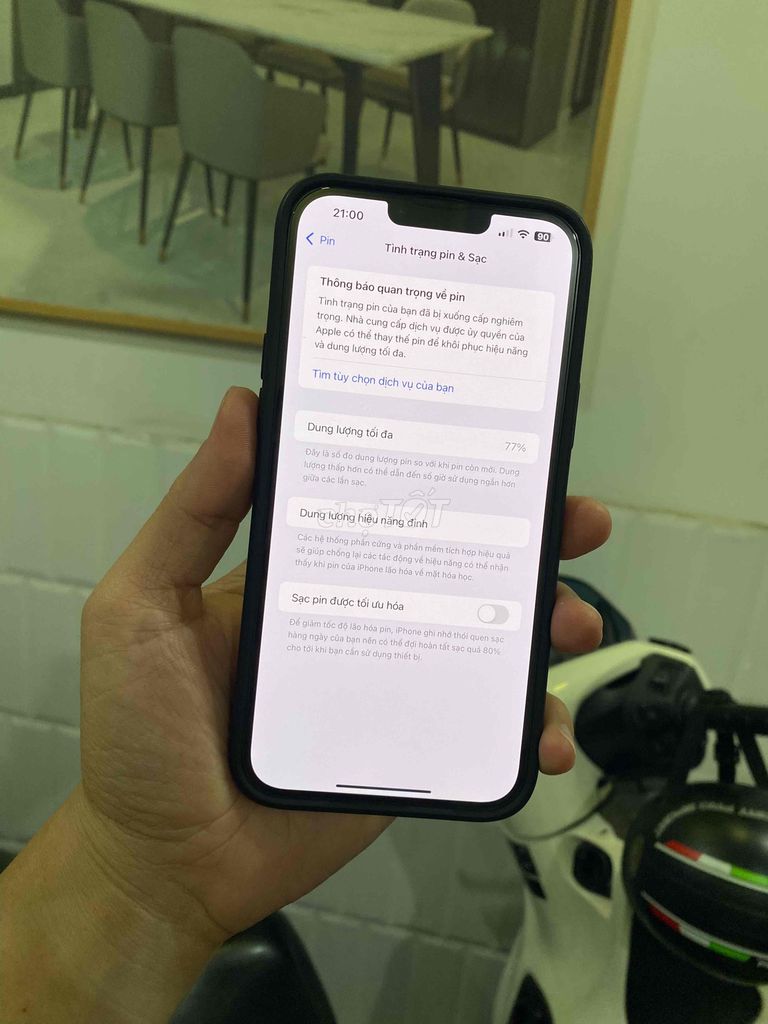 iPhone 13 Pro Max 128GB Xám Đẹp nguyên zin. Mua bán Điện thoại tại Quận Tân Bình Tp Hồ Chí Minh được đăng bởi Soda T hình 4