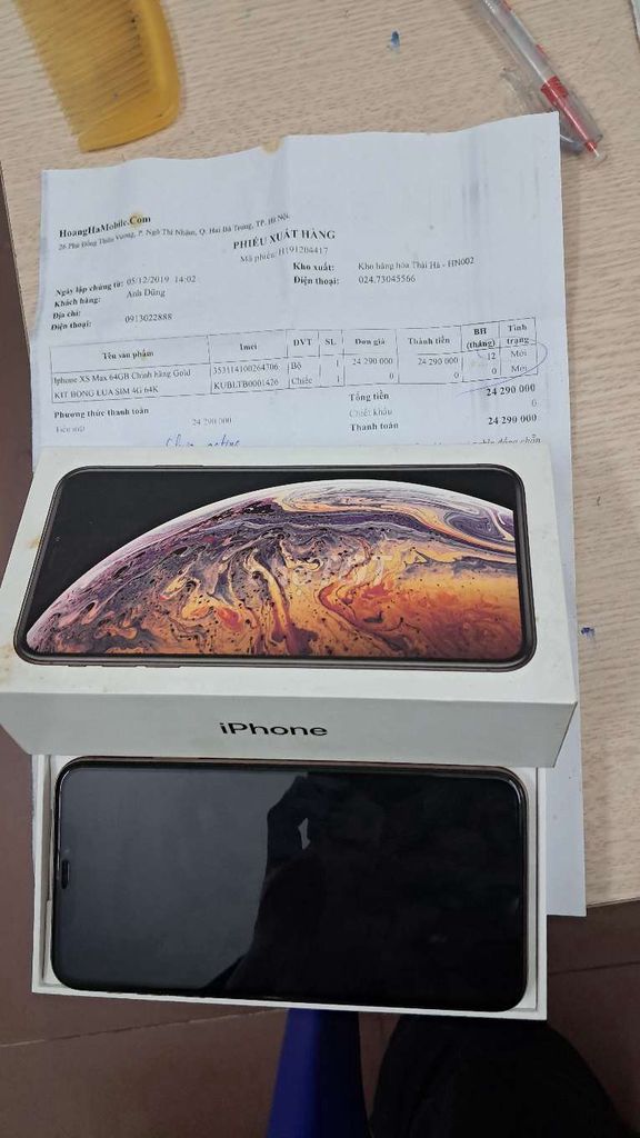iPhone XS Max 64GB Vàng Đã sử dụng. Mua bán Điện thoại tại Quận Hai Bà Trưng Hà Nội được đăng bởi bùi hữu liêm  hình 1
