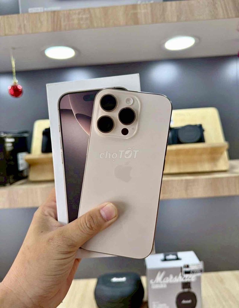 iPhone 16 Pro 128GB Gold FULLBOX NEW APPLE 01/2026. Mua bán Điện thoại tại Quận 10 Tp Hồ Chí Minh được đăng bởi iStockHCM hình 1