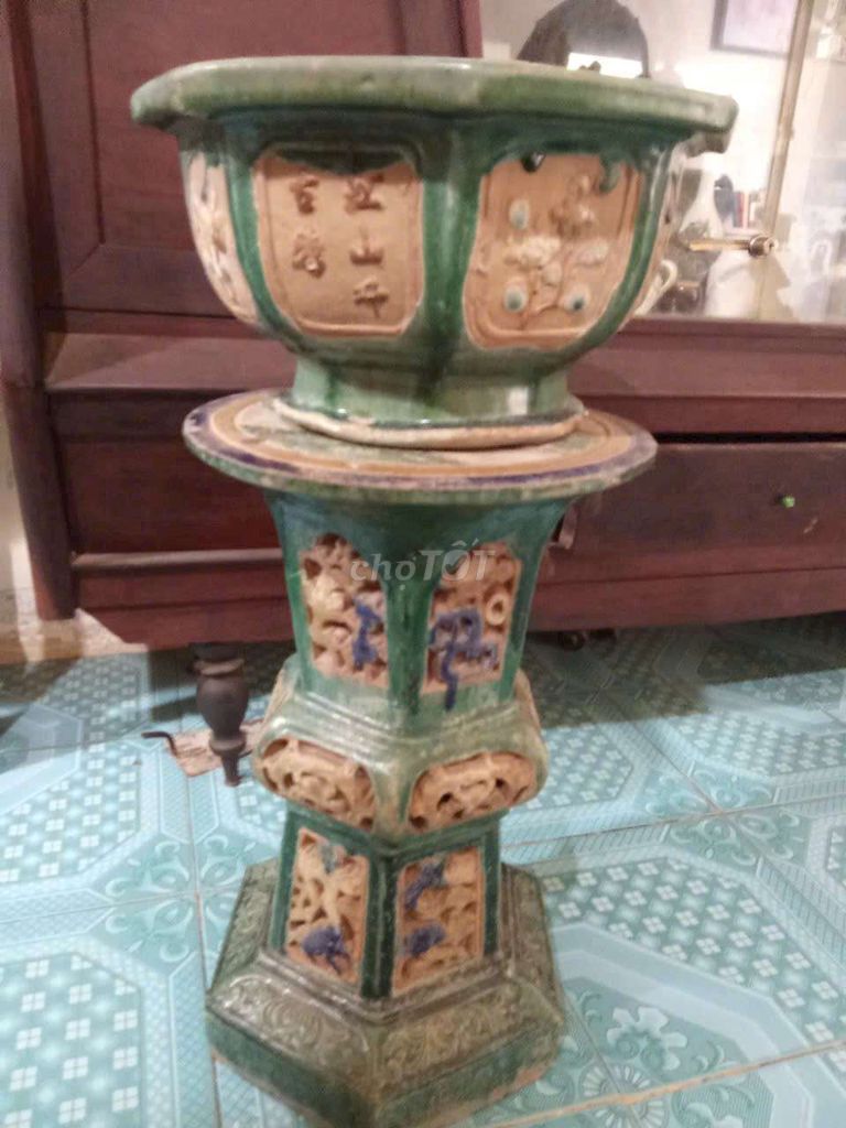 Chậu cây cảnh Gốm sứ. Mua bán Cây cảnh, đồ trang trí tại Huyện Gò Công Tây Tiền Giang được đăng bởi Ngọc Hảo hình 1
