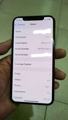 Iphone XS gold 64G 95%