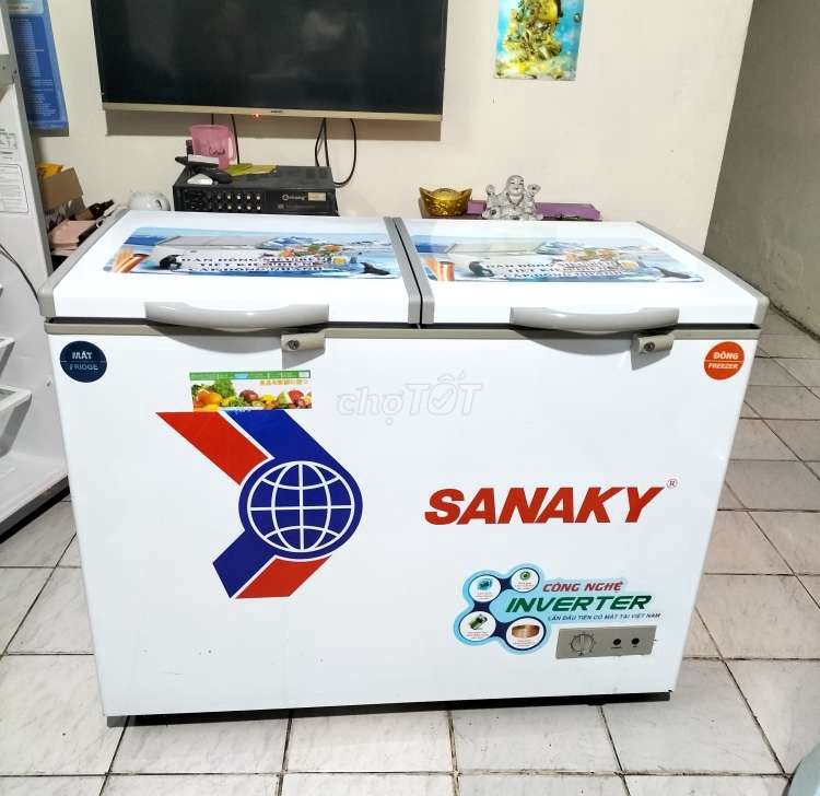 Tủ đông mát Sanaky 280lít . còn đang xài tốt