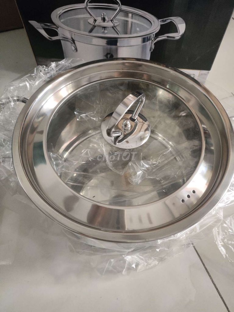 Nồi Lumi Casa Inox 201 Bạc. Mua bán Dụng cụ nhà bếp tại Quận Bình Tân Tp Hồ Chí Minh được đăng bởi Gia Cát hình 1