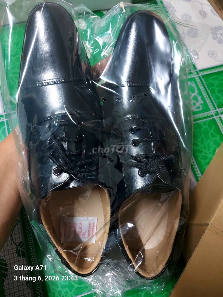 Giày da nam da thật size 41. Mua bán Giày dép tại Thành phố Bến Tre Bến Tre được đăng bởi Trần Quang Quy hình 1