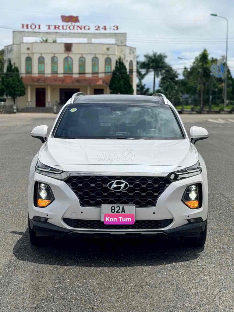 Hyundai SantaFE 2021, полностью бензиновый, 2-осный, белый
