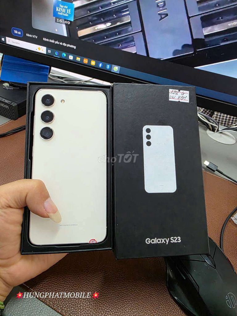 Samsung Galaxy S23 5G SSVN 2 sim đẹp 99% Fulbox. Mua bán Điện thoại tại Quận Đống Đa Hà Nội được đăng bởi HƯNG PHÁT Mobile hình 1