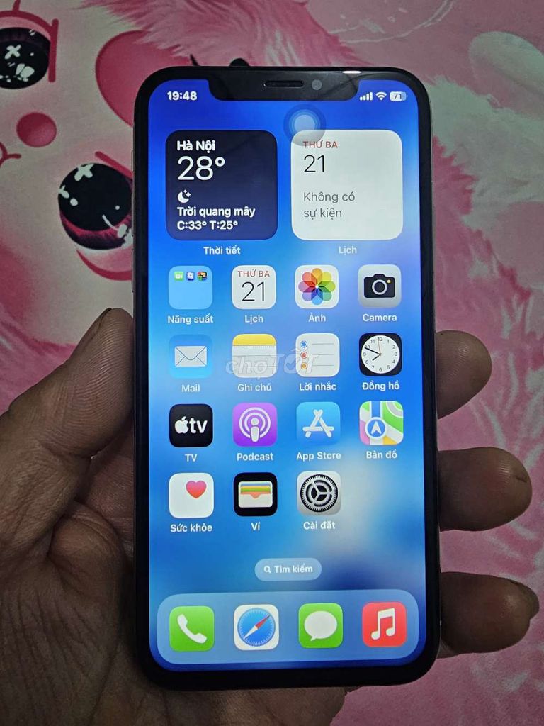 Apple iPhone X 64GB Trắng Đã sử dụng. Mua bán Điện thoại tại Huyện Vĩnh Cửu Đồng Nai được đăng bởi long kute hình 1
