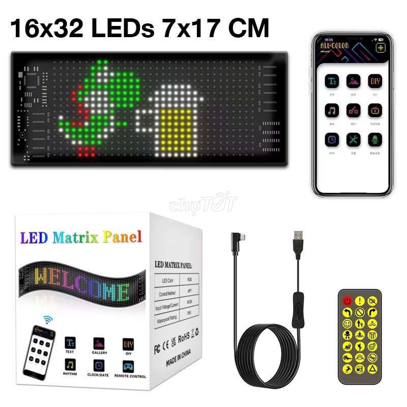 Bảng LED dẻo RGB điều khiển App. Mua bán Phụ kiện (Màn hình, Chuột...) tại Quận 3 Tp Hồ Chí Minh được đăng bởi Bán hàng lạ hình 1