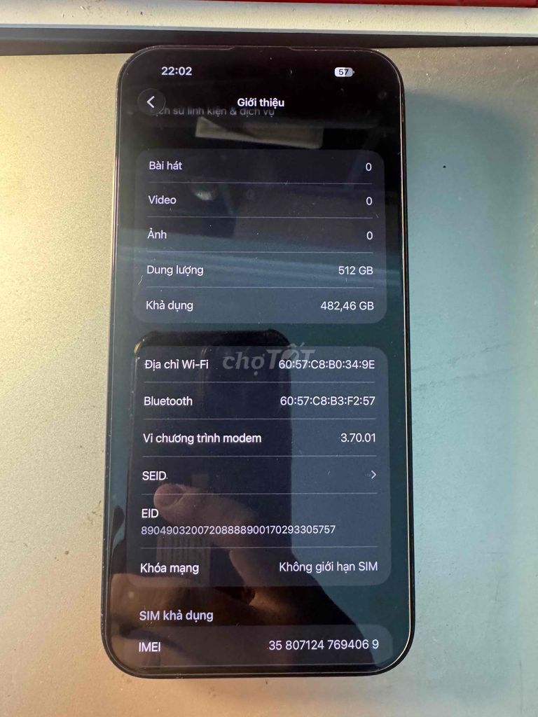Apple iPhone 15 Pro Max Xanh 512GB. Mua bán Điện thoại tại Quận Cầu Giấy Hà Nội được đăng bởi Việt Anh hình 1