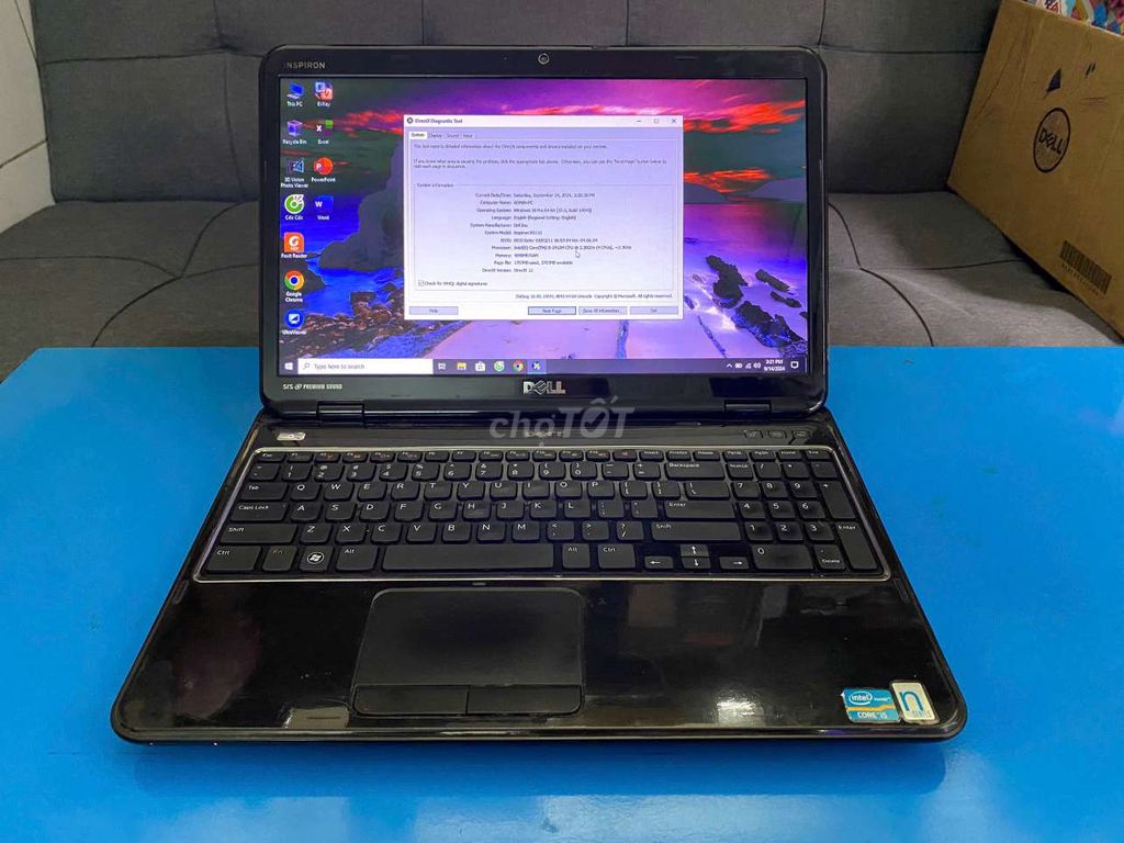 Dell N5110. Core i5 2410M. Ram 8G. Ssd 128G