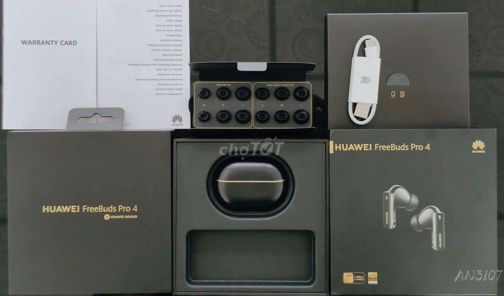 Tai nghe không dây Huawei Freebuds Pro 4 Đen. Mua bán Tivi, Âm thanh tại Quận Cái Răng Cần Thơ được đăng bởi Chấn Phong hình 1