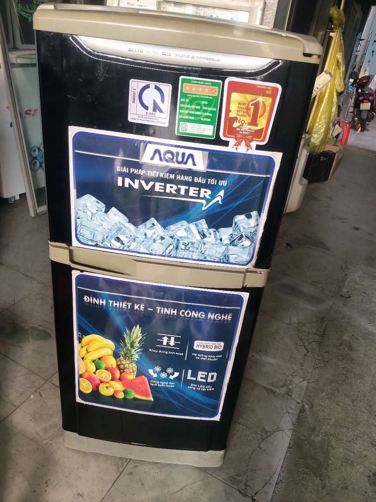 Tủ lạnh Sanyo Aqua 110L ko đóng tuyết . Mua bán Tủ lạnh tại Huyện Hóc Môn Tp Hồ Chí Minh được đăng bởi long hình 1