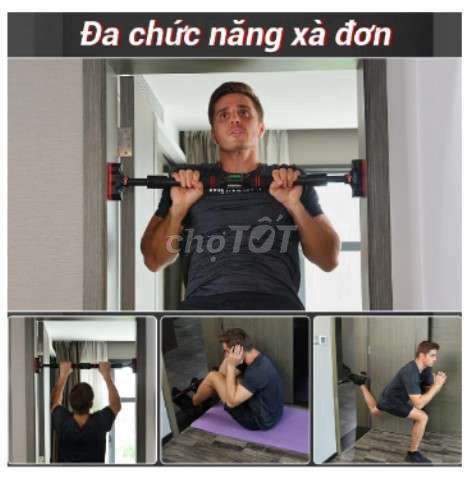 Xà đơn treo tường OneTwoFit 90cm ra 130cm