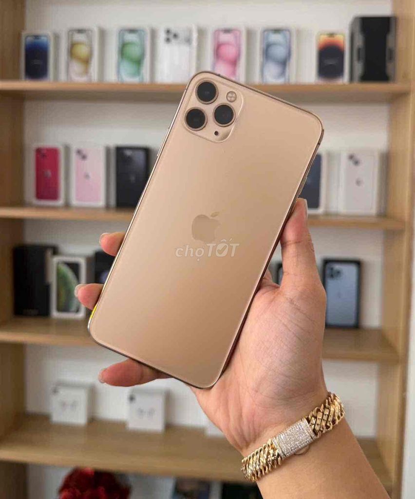 Apple iPhone 11 Pro Max 64GB Vàng Đã qua sử dụng. Mua bán Điện thoại tại Thành phố Long Xuyên An Giang được đăng bởi  Đặng Lý hình 1