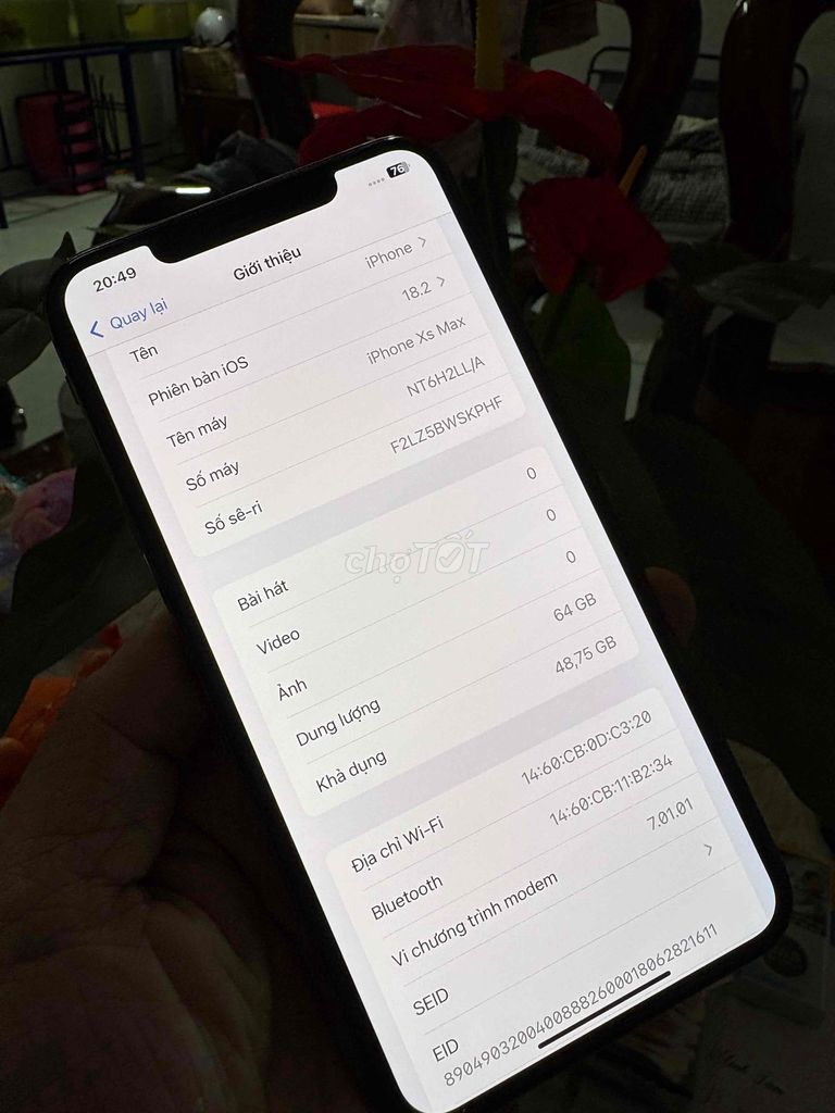 iPhone xsm 64G vàng qte mỹ