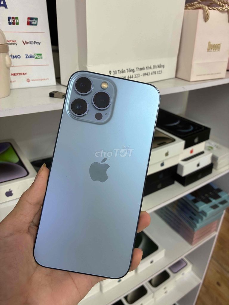 iPhone 13 Pro Max 128GB Xanh. Mua bán Điện thoại tại Quận Thanh Khê Đà Nẵng được đăng bởi Le Dang hình 1
