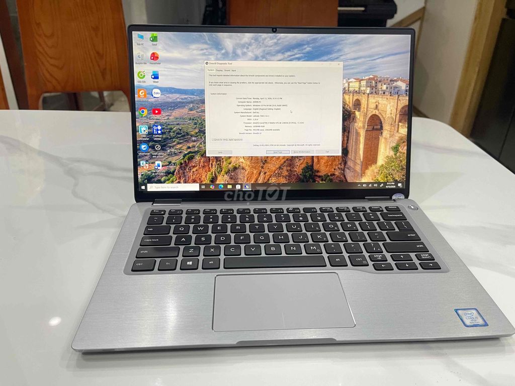 Dell 7400-2in1 16GB/512GB Bạc 97-98%. Mua bán Laptop tại Quận Lê Chân Hải Phòng được đăng bởi  Nhật Khánh hình 1