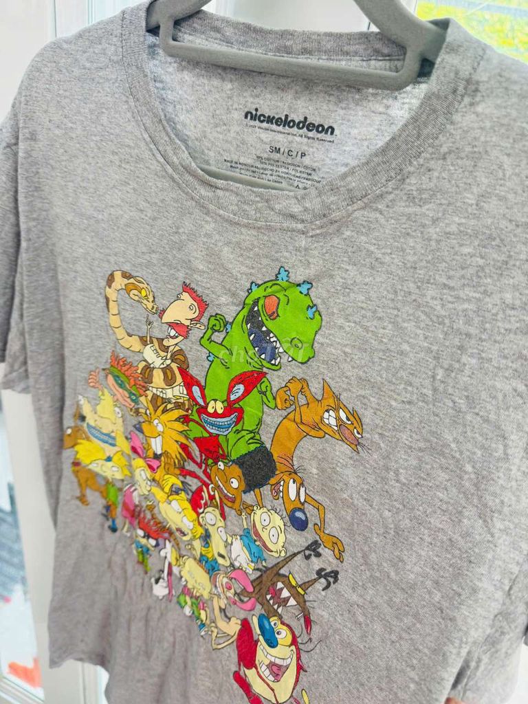 Áo thun Nickelodeon Cotton 100% Xám M. Mua bán Quần áo tại Quận Bình Thuỷ Cần Thơ được đăng bởi Nguyễn Diễm Trang hình 1