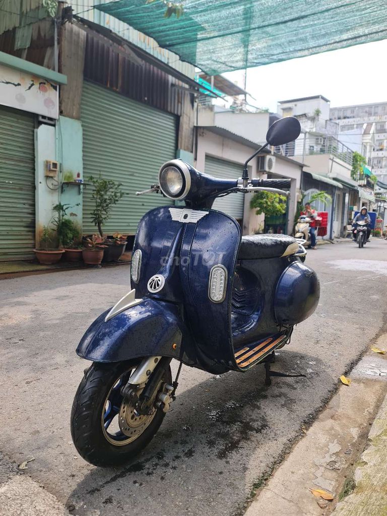 Xe điện vespa cổ giấy tờ đầy đủ. Mua bán Xe điện tại Quận Bình Tân Tp Hồ Chí Minh được đăng bởi nguyễn đình thắng hình 3
